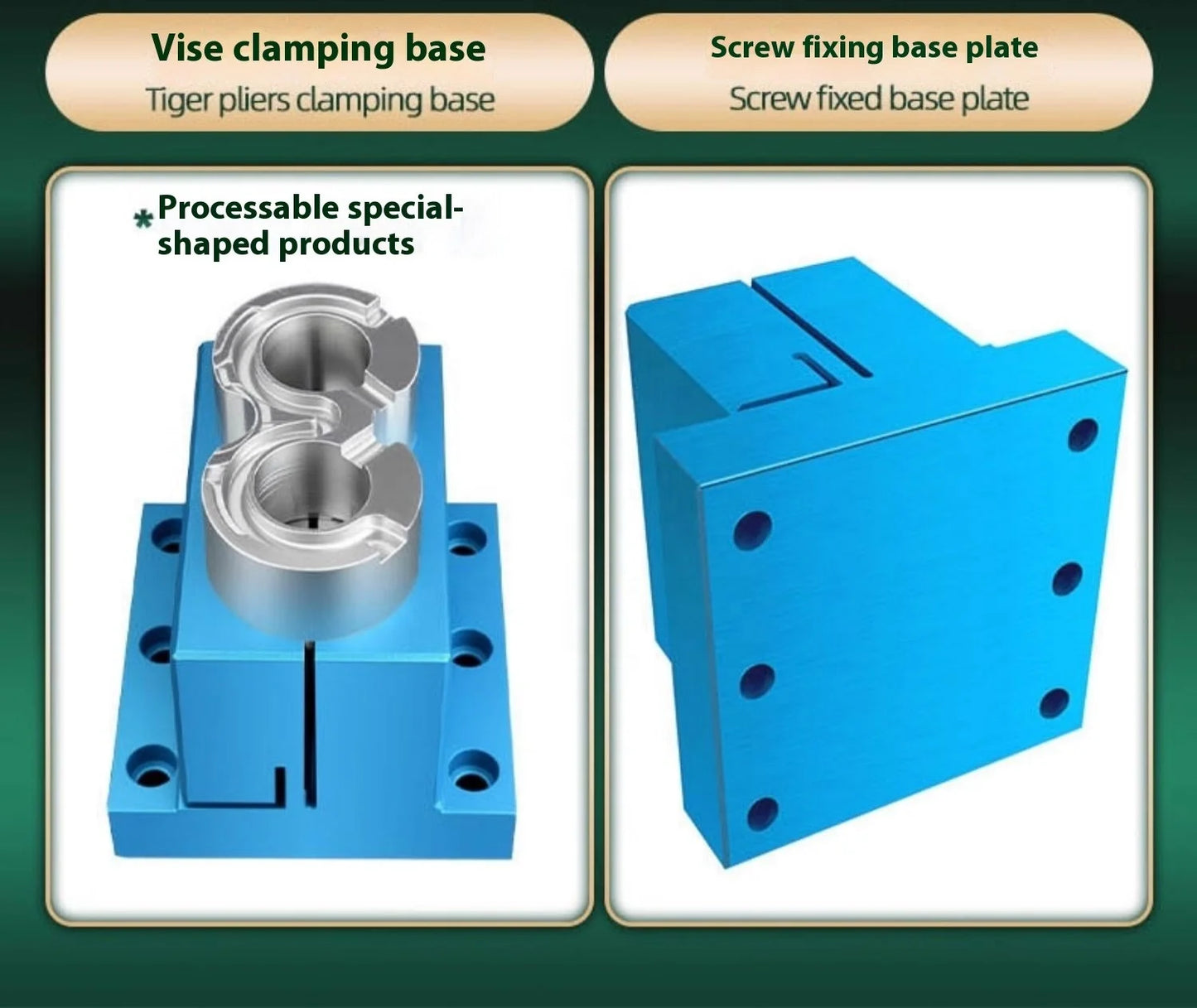 Manual External Clamping Shape Fixing Fixture  Pneumatic external clamp CNC external fixed c-lamp fixture