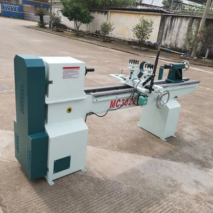 A TEBAK Manual Wood Lathe Machine Shaper Processing Copying Machine Turning Lathe for Furniture Railing Chair Hockey Sticks Making