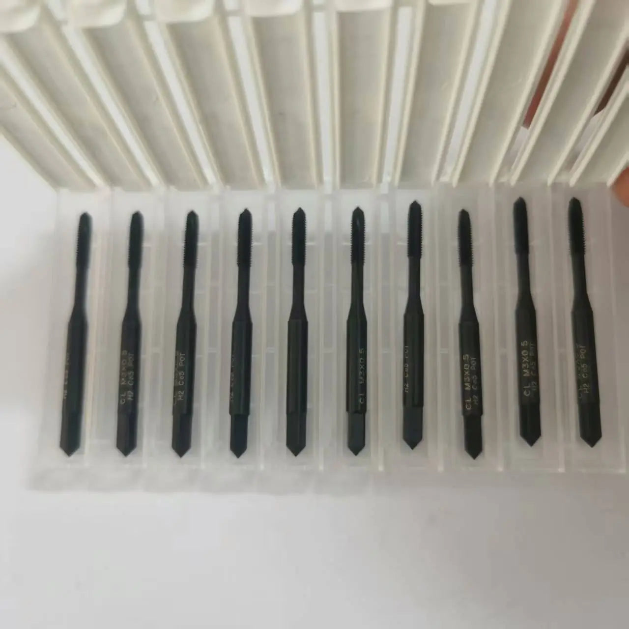 TEBAK Screw Tap Standard Inch and Metric HSS Straight Flute Tap M6 Cutting Taps Coarse and Fine Pitch UNC Machine Tap