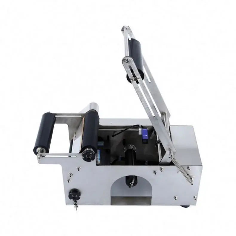 TEBAK SY50 Bottle Labeling Machine Semi-automatic Round Labeling Stickers Machine for Bottles