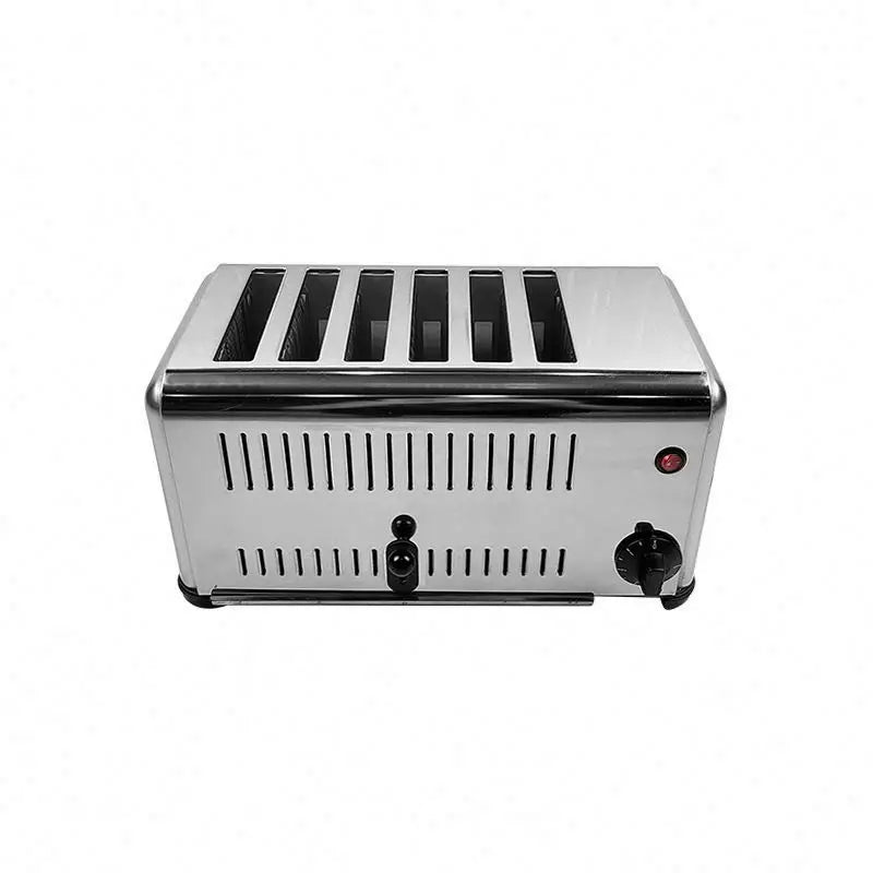 Toaster Stainless Steel Bread Bun Burger Electric Conveyor Commercial 4/6 Slice Bread Toaster Electric Bread Maker Toaster Oven