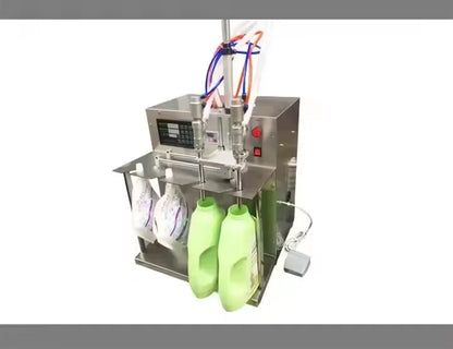 Multi-head Large Flow Bag Washing Liquid Filling Machine Hand Washing Liquid Semi-automatic Liquid Spout Pouch Filling Machine