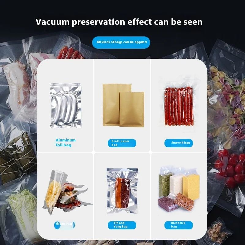 TEBAK Customized DZ-240B Mini Chicken Packing Machine Dry Fish Fruit Food Vacuum Sealer Machine