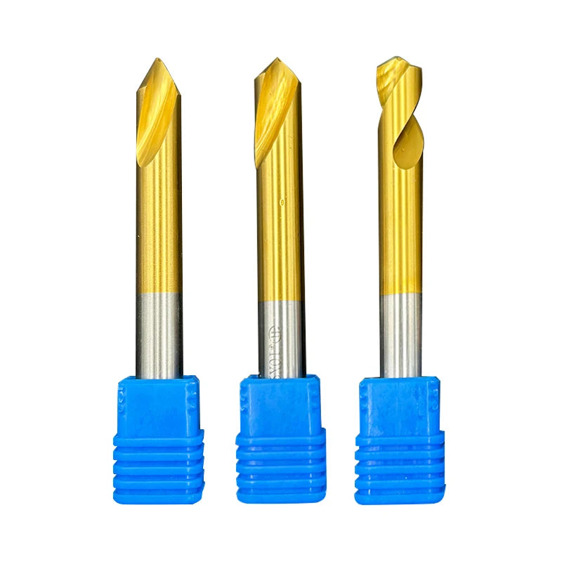 TEBAK China Titanium Coated Centering Drill *60 Degree Drill Bits for Machine Tools Hss Auger Cobalt Drill Lathe Machine Tool