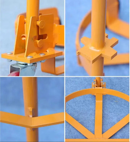 Factory Wholesale Low Tank Mechanical Oil Drum Truck Steel Model Moving Oil Drum Cart Drum Trolley