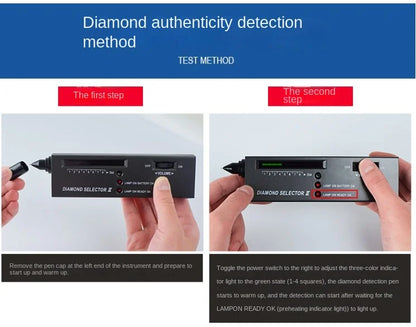 TEBAK Jewelry Diamond Tester with Case Portable Gemstone Selector II High Accuracy Gem Testing Jewelry Tools Set