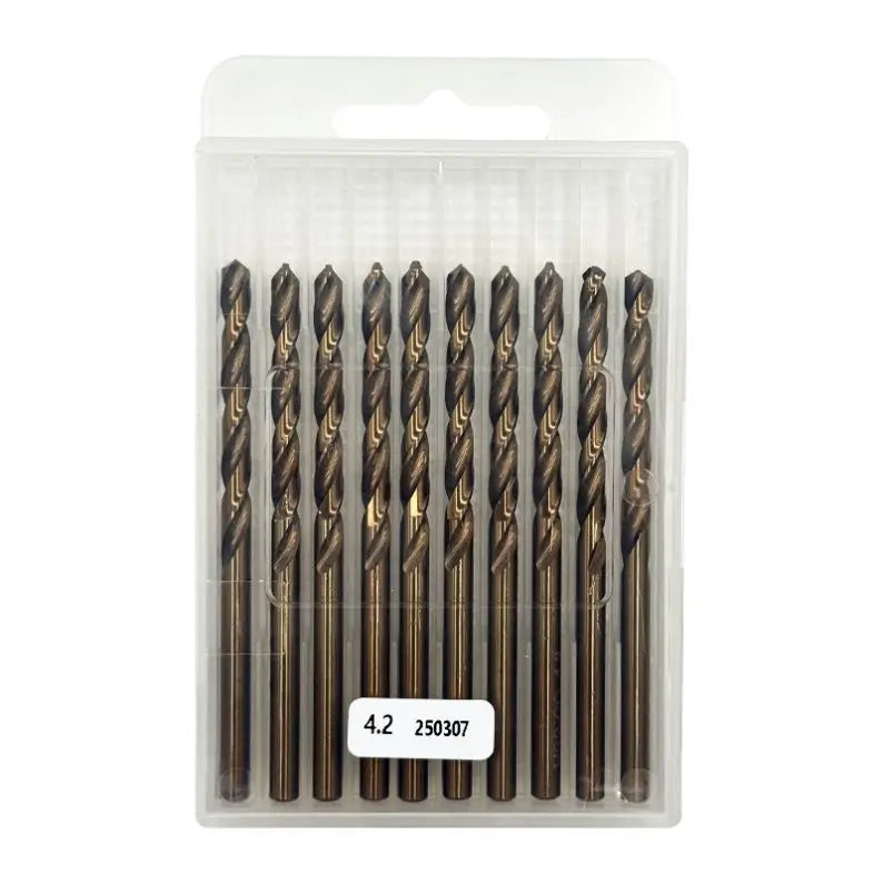 TEBAK DIN338 Fully Ground HSS Drill Bit M2 Power Tool Accessory Twist Drill Bit for Metal Stainless Steel