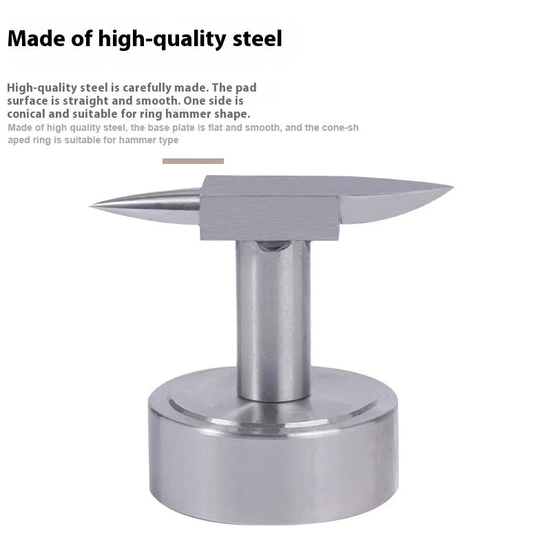 Mini Necklace Ring Model Making Workbench Jewelry Making Tools Double Horn Anvil With Round Base Mini Horn Anvil