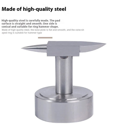 Mini Necklace Ring Model Making Workbench Jewelry Making Tools Double Horn Anvil With Round Base Mini Horn Anvil