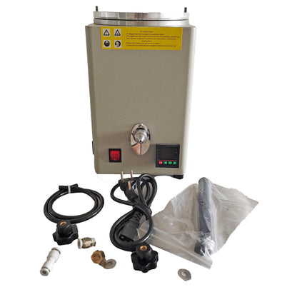 TEBAK Jewelry Injection Machinery 2/2.5kg 2/2.5L Machine 500W Wax Casting Machine with Double Nozzle for Jewelry Wax Injection