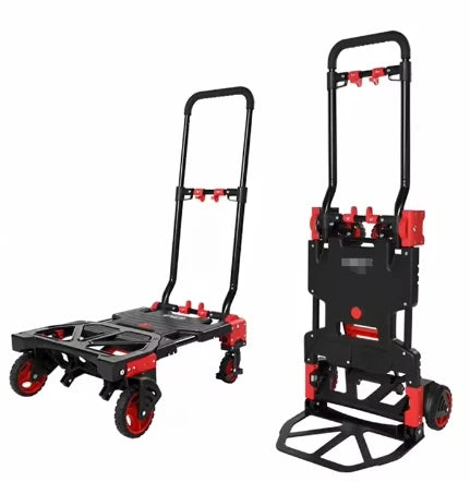 2024 Hot Sale150KG 2 in 1 Multi-funCtion Convertible Hand Truck Folding Portable Trolley Transformable and Dual-purpose Platform
