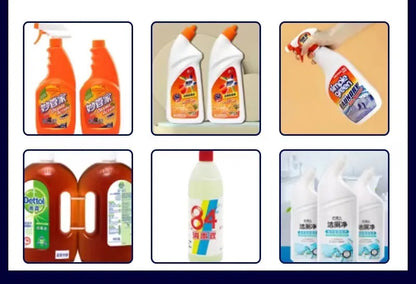 TEBAK Shampoo Cleaner Corrosive Bottling Double Head Corrosive Liquid Sterilization Water Liquid Bottle Oil Filling Machine