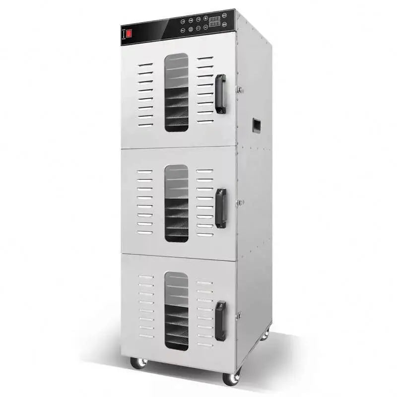 TEBAK Commercial Kitchen Stainless Steel Fruit Dehydrator Single Cabinet Metal Mesh Tray Industrial Fruit Dryer