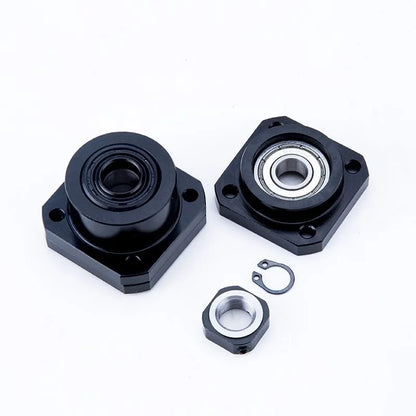 TEBAK Precision Shaft Rotation Ball Screw Support BK BF FF FK EF EK 10/12/15/20  Ball Screw Support Base Support End Fixed End