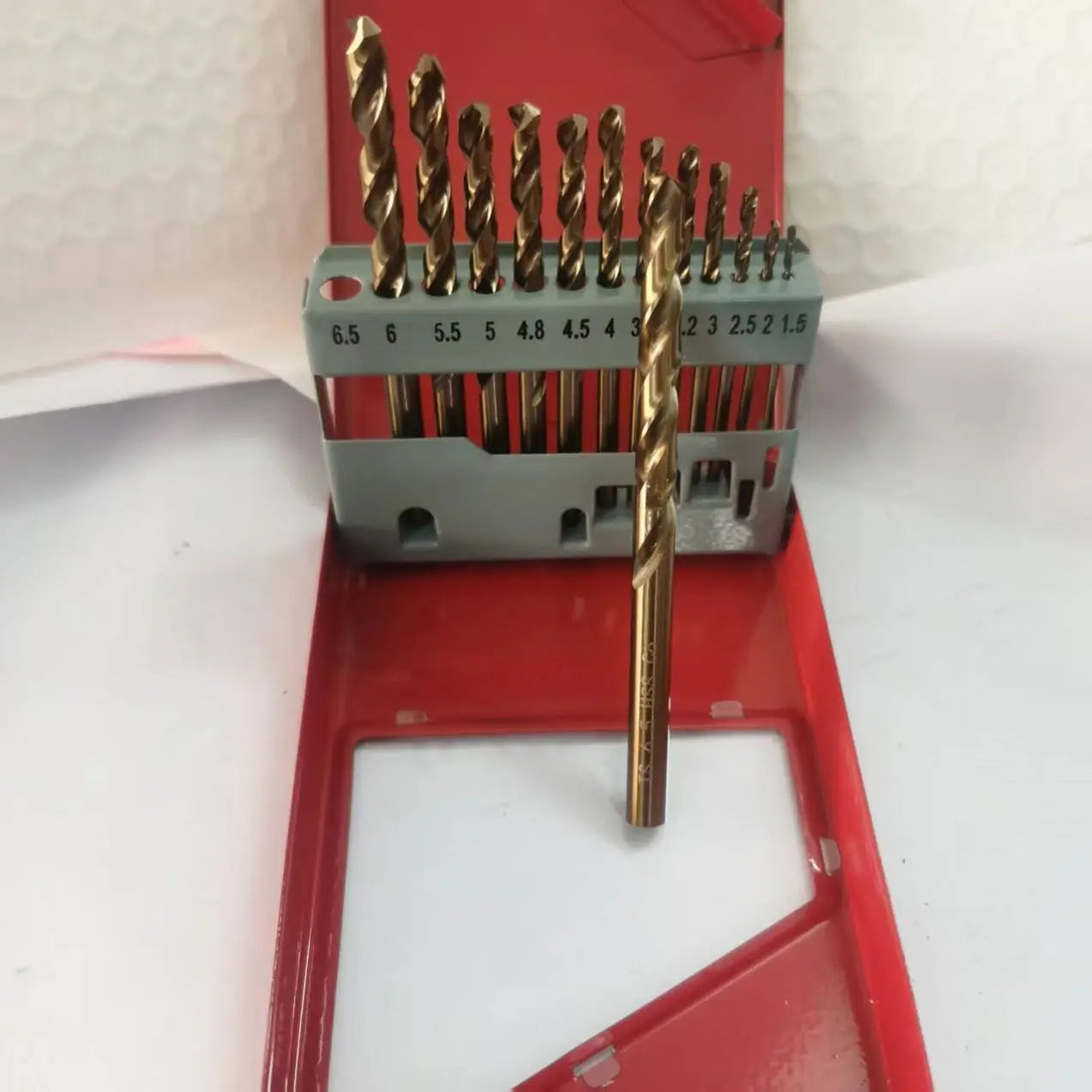 13pcs Twist Drill Bit Set High Speed Steel Metric Straight Shank Hss Twist Drill Bit M35 Cobalt Twist Drill Bit for Iron Mental