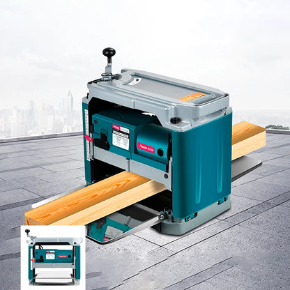 TEBAK Woodworking Wood Planer Thicknesser Woodworking Machine Wood Planer Multifunctional Power Tools