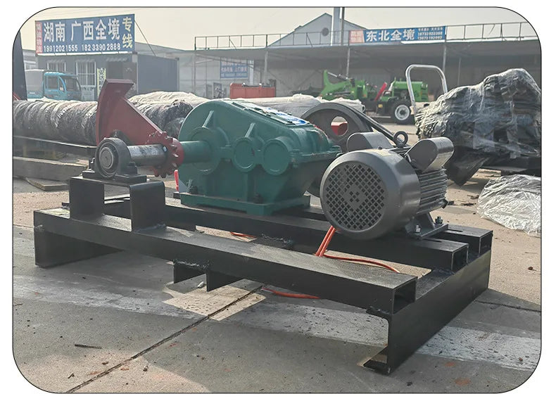 A TEBAK 4KW High-power Electric Wood Splitter, Wood and Tree Splitting Machine Equipment, Small and Convenient Wood Splitter