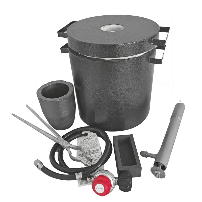 ANDUUK  Manufacture Graphite Crucible 6kg 10kg 12kg Customized Metal Smelting Furnace Aluminium Melting Furnace