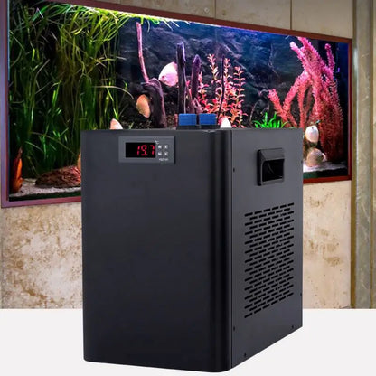 Water Cooler Tank Chiller Water Cooling Machine Suitable Aquarium for Reef Coral Jellyfish Shrimp Water Plants and Fish Farming