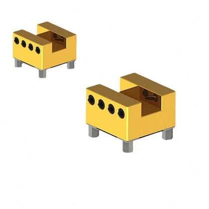 TEBAK U20 Slotted Brass Chuck Inova Machine EDM Electrode Positioning Fixture Fine Grinding CNC Clamping Seat