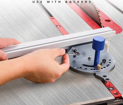 TEBAK W-01 Table Saw Fence Cutting Guide Measure Miter Gauge Woodworking Miter Slider Gauge Woodworking Tool