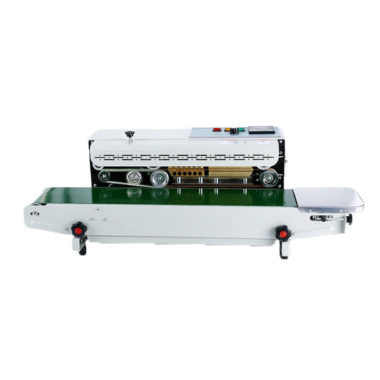 FR-900 Factory Price Commercial Automatic Continuous Horizontal Desktop Plastic Bag Sealer Film Heat Sealing Machine for Sale
