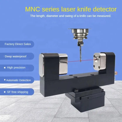 TEBAK CNC System Laser Setter Tool Length Setter Ear Compensation Non-touch Setting Probe for Machining Centers