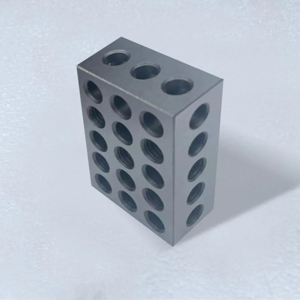 Ultra Precision 2-4-6 Machinist Block Set 1 Pair 23 Holes 50*100*15 Size 0.0002\" High-Precision Matched for Milling Machine