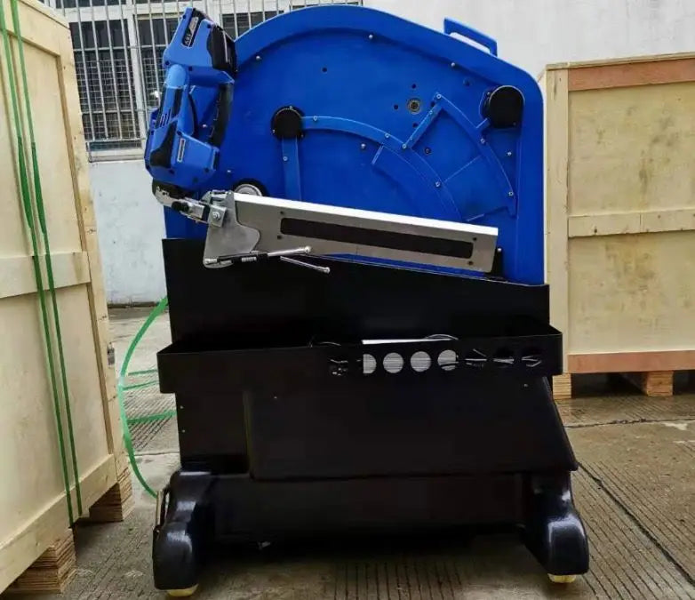 Semi-auto Pallet Portable Mobile Ergonomic Pallet Strapping System Plastic PP / PET Strap Feeding Machine Box Strapping Machine