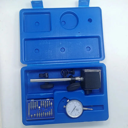 1" Dial Indicator Base Stand Tool Mic Gauge 3 in 1 Universal Large Meter Holder Percentage Bracket Magnet Holder Magnetic Base