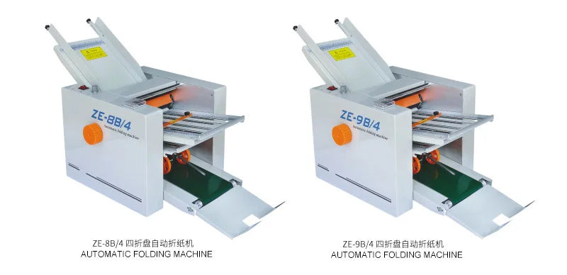 TEBAK Electrical Desktop Instruction Brochure Paper Machine Automatic Leaflets Folding Machine Sheet Folding Folder Machine