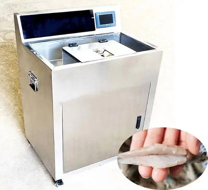 TEBAK Stainless Steel Automatic Shrimp Back Peeling Machine Opener Shrimp Machine Peeling Shrimp Peel Tail butterfly