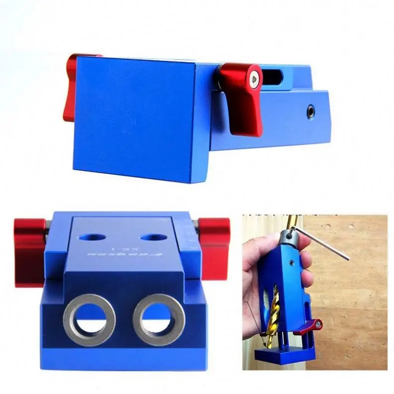 TEBAK Cheap High Quality Pocket Hole Jig Drill Guider Doweling Joinery for Woodworking Durable W/Scale