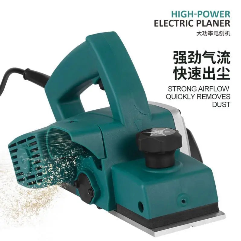 ANDUUK Carpenter Cutting Tool Handheld Wood Edge Surface Trimmer Wood Planer Multifunctional Portable Electric Wood Planer