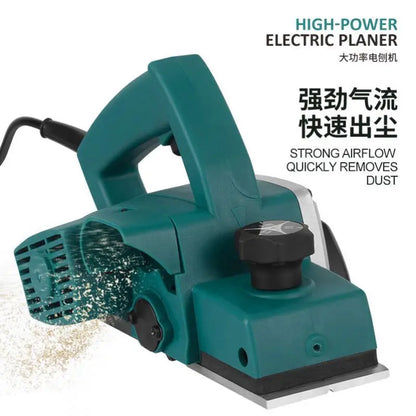 ANDUUK Carpenter Cutting Tool Handheld Wood Edge Surface Trimmer Wood Planer Multifunctional Portable Electric Wood Planer