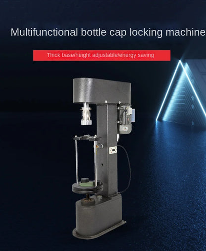 TEBAK SY-SK40 Semi-auto Multifunctional Bottle Cap Locking Machine Beverage Beer Bottle Cap Glass Plastic Bottle Sealing Machine