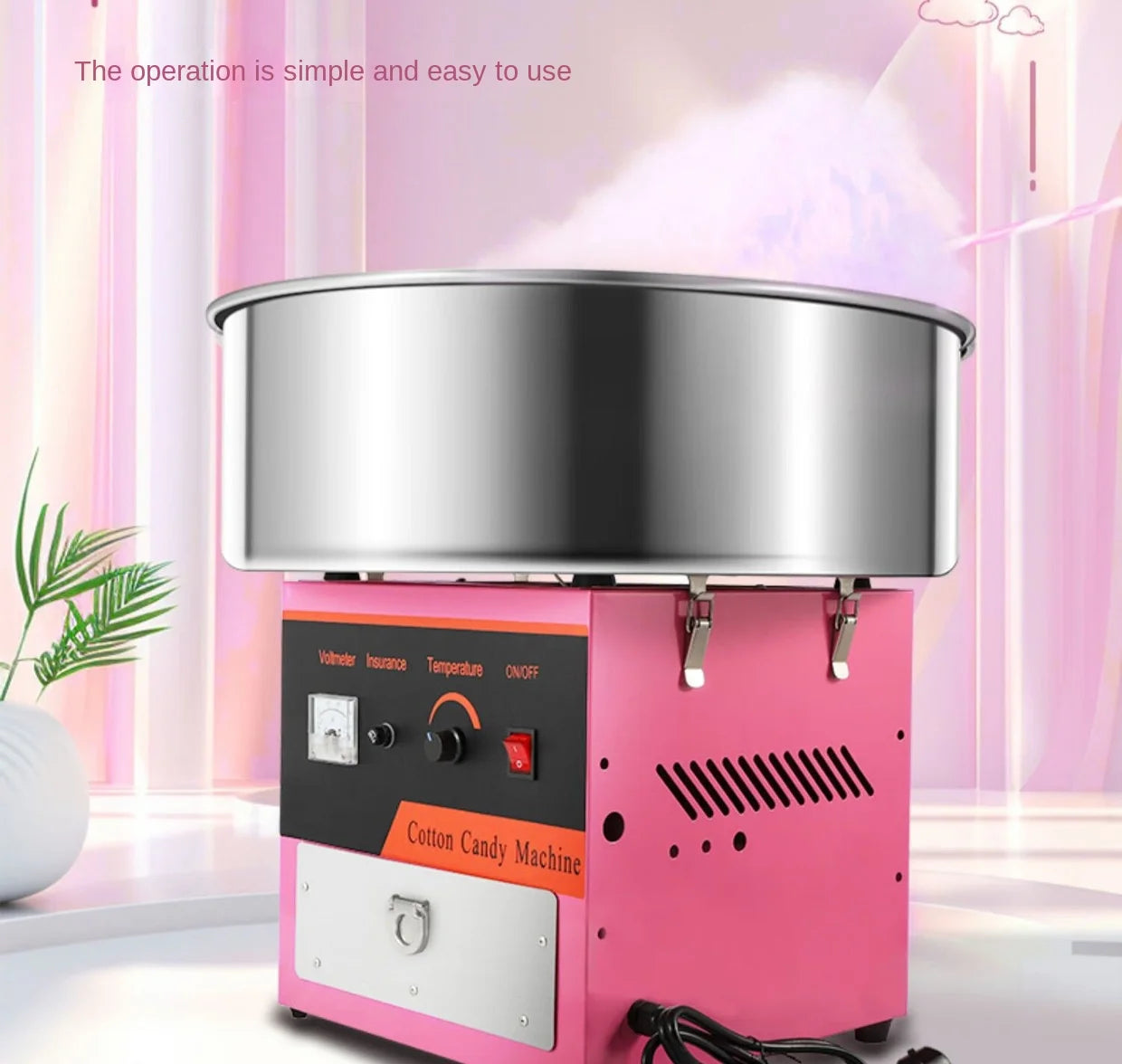 Automatic Cheap Commercial Electric Cotton Candy Machine Electric Commercial Floss Cotton Candy Machine