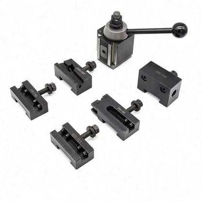 ANDUUK 250-107 American Piston Type Quick Change Tool Holder Wedge /GIB 6pcs/Set 250-110 Lathe Quick Change Tool Post