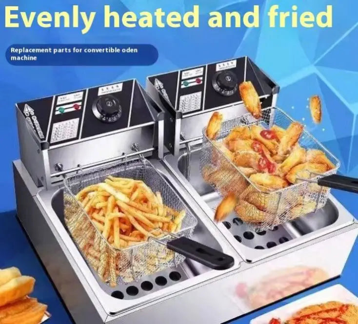 Kitchen Equipment Promotion Price Chicken Deep Fryer/Electric Deep Frying Machine/Commercial Potato Chips Deep Fryer