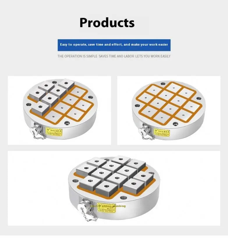 TEBAK CNC Machining Center Computer GONGS Complete Specifications Five-axis Electric Permanent Magnet Chuck Suction Cup Sucker