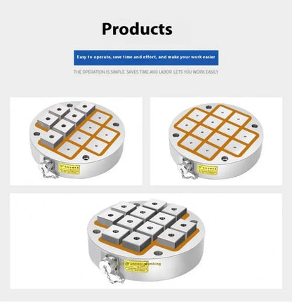 TEBAK CNC Machining Center Computer GONGS Complete Specifications Five-axis Electric Permanent Magnet Chuck Suction Cup Sucker