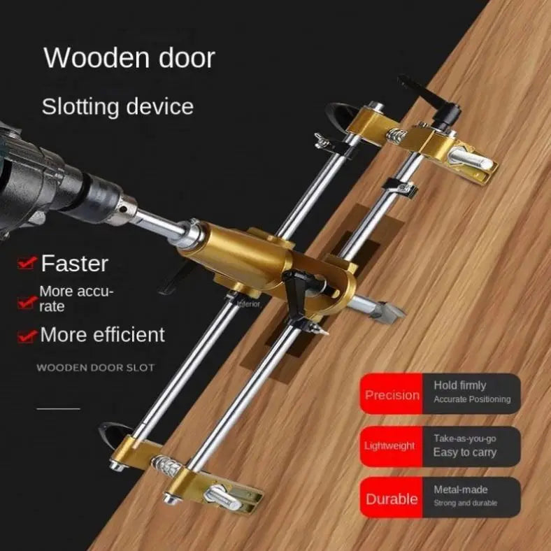 ANDUUK Hole saw New Tools Door Lock Opener Installation Mortising Fitting Jig Tools