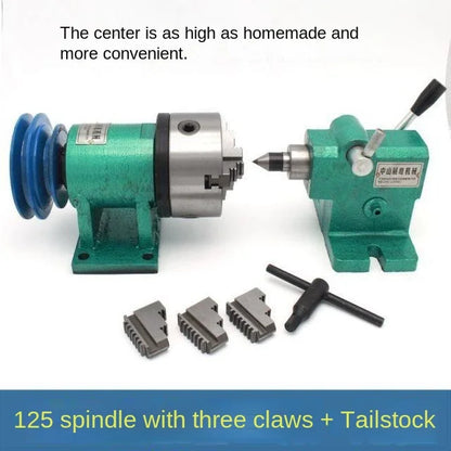 Lathe Spindle Machine Tool Woodworking Spindle Fixed Seat Collet Assembly Mechanical Card