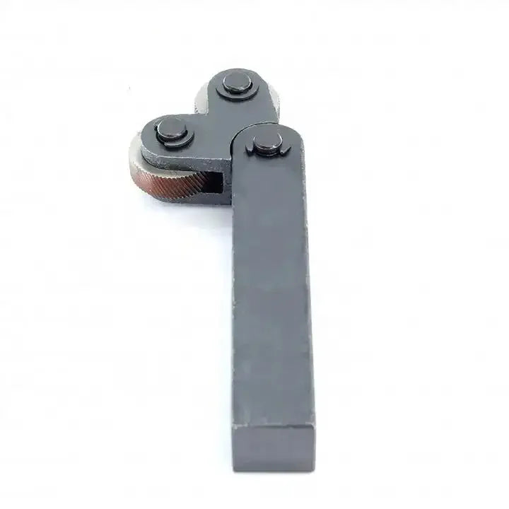 TEBAK Square Single Wheel Knurling Tool  Rolling Flower Knife Double Wheel Set for Machine Tool Processing with Straight Shank