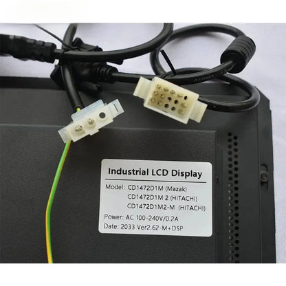TEBAK CNC Industrial LCD Display Industrial Monitor for Mazak Cd1472d1m Hitachi Cd1472d1m 2 CD1472D1M2-M