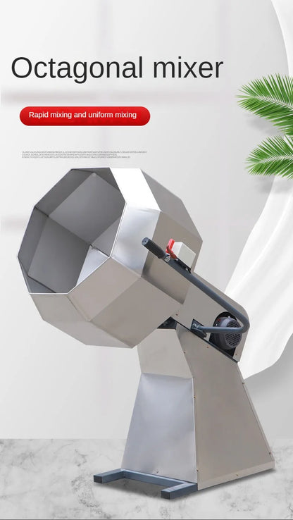 TEBAK Automatic Potato Chips Snack Flavoring Machine,French Fries Seasoning Machine,Nuts Food Seasoning Processing Machine