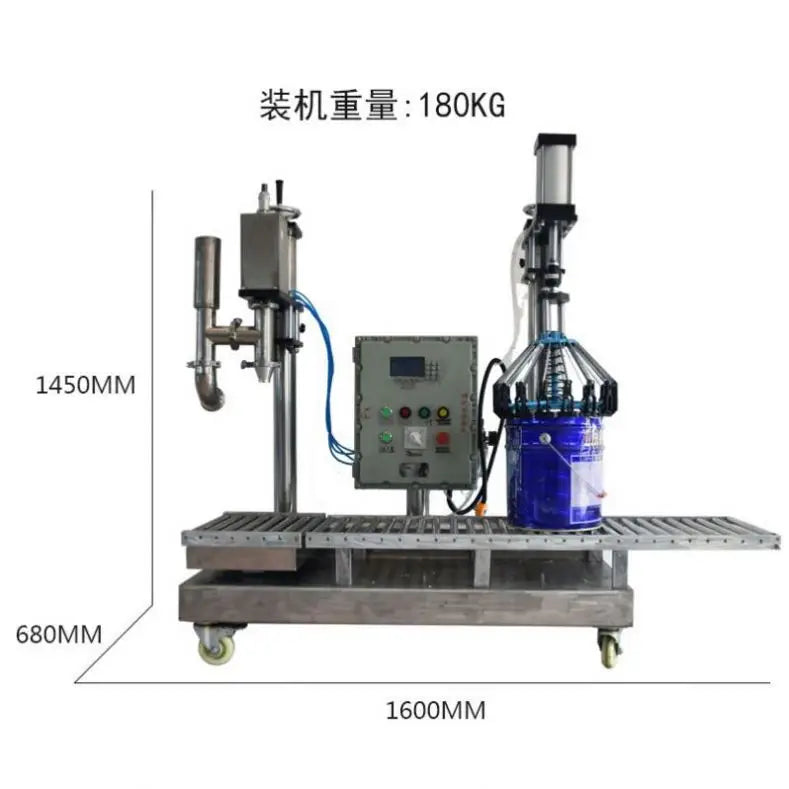 XSH-2 TEBAK Factory Supply Plastic Bucket Weighing Filling Equipment / Weigher Filling Machine