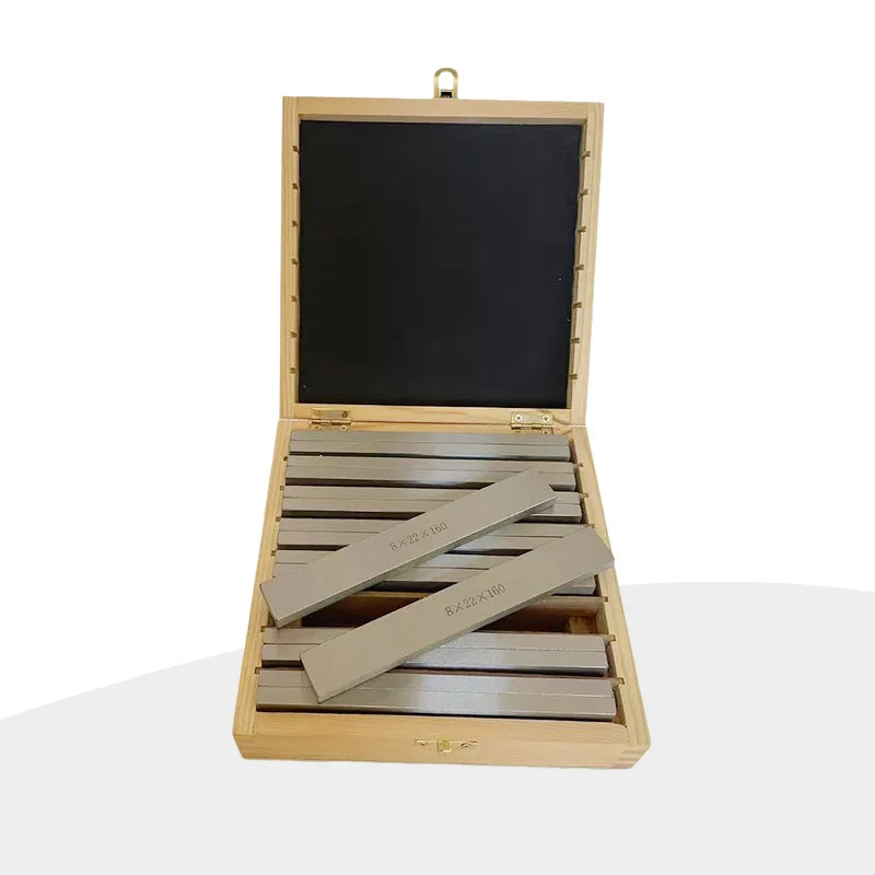 TEBAK Machine Tools 160x8mm 9pairs Precision Parallel Set Parallelism: 0.005mm Parallel Bock Set Block Gauge Gage