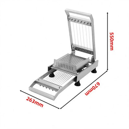 TEBAK Chocolate Cutting Machine Fudge Candy Square Cutter Machine Cut Truffle Block Tool Slicing Manual Cheese Cake Guitar