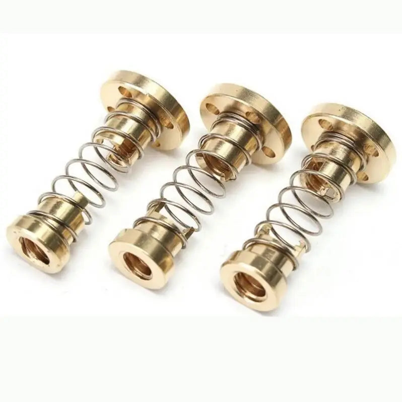 TEBAK W-10 Elimination Gap Nut Acme Threaded Rod Lead Screws DIY CNC 3D Printer Parts T8 Anti Backlash Spring Loaded Nut